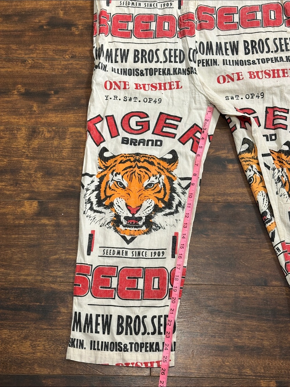 Vintage Tiger Seed Sack Jumpsuit 🐅🌾 Like New! - Picture 8 of 8